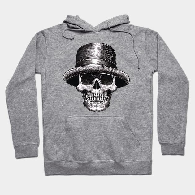 fisherman skull Hoodie by Chief A1